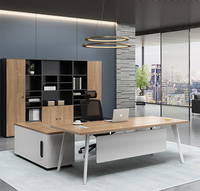 Bureau de direction au Design Simple, bureau de direction, bureau classique en forme de L