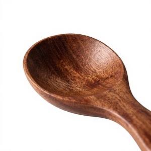Cuillère à café en bois classique avec logo personnalisé, finition miroir, écologique, faite à la main, pour café, maison, cadeaux promotionnels - Product Image 6