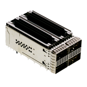 Conector SFP SFP+ SFP28 QSFP28 2X2, Ensamblaje de Presión con Tubo de Luz Exterior, Área de Contacto de 30u, Oro Mínimo - Product Image 3