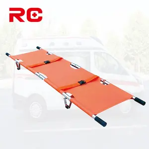 2 Fold Stretcher Manufacturers Hospital First Aid Used Portable 2 Folding Stretcher For Ambulance