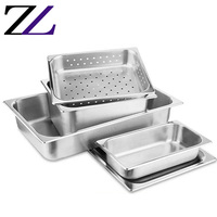 Küchenausstattung Chafing Dish Lebensmittelbehälter Edelstahl GN 1/1 Größe Hotel Dampftisch Buffet Gelato Gastronorm Lebensmittelbehälter