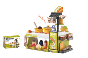 ชุดของเล่นบ้านครัวเด็ก ชุดทำอาหารทะเลจิ๋ว ร้านค้าของเล่น <span class=keywords><strong>อาหาร</strong></span>เปลี่ยนสี ของเล่นครัว 47 ชิ้น ชุดโต๊ะอาหารสำหรับเด็ก - Product Image 3