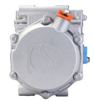 Compresseur de climatisation DC 350V 24cc, réfrigérant R407c, pour voitures, type universel, compresseur électrique automobile, prise latérale