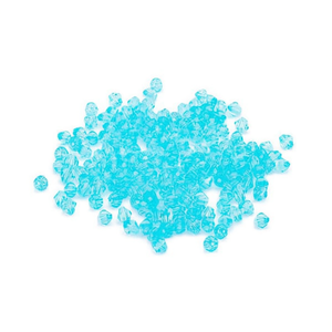 Perline Bicono Sfaccettate Blu Chiaro 6mm Ilan Abalorios 15g - Product Image 2