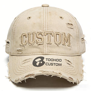 Gorra de Béisbol Deportiva Vintage con Logotipo Personalizado, de Algodón Suave Impermeable, Estilo Desgastado, con Letras, Unisex, para Streetwear - Product Image 1