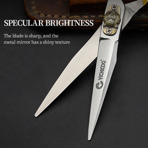 กรรไกรตัดผมสแตนเลสหลายสีกรรไกรตัดผมแบบมืออาชีพ - Product Image 4