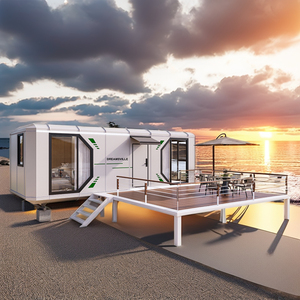 Portatile da giardino modulare rimovibile con Capsule prefabbricate con cabina di mela <span class=keywords><strong>Bungalow</strong></span> Bar da ufficio con terrazza - Product Image 1