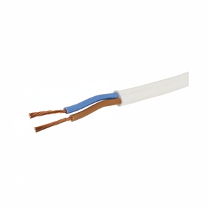 Cavo Piatto in Rame Bianco PVC 400m 2x0.75mm su Bobina 300V IP44 - Product Image 2