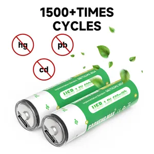 新しい発売ポータブル1.5v 900mwh 1000mWhリチウムイオントリプルAサイズAAAUSB充電式バッテリー