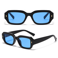 Lunettes de soleil rétro à monture petite effet écaille de tortue, unisexe, carrées, protection UV, nouvelle collection, prix de gros