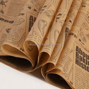 Food Grade PE Coated Greaseproof <b>Wrapping</b> <b>Paper</b> Disposable Eco-Friendly Rice Ball Chicken Roll <b>Paper</b> for Cake Bread Virgin - Product Image 6