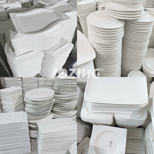 Crazy Discount Wholesale Mix Big Size White Ceramic <strong>Square</strong> <strong>Plate</strong> Dinnerware <strong>Set</strong> Sell by Ton - Product Image 2