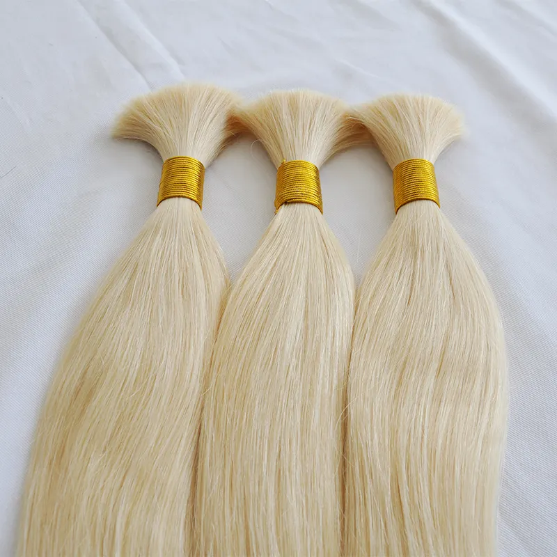 Loira volume do cabelo cor 613 granéis cabelo humano granéis cabelo humano Russa