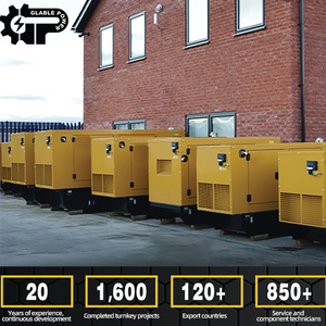 Générateur à essence super silencieux de type conteneur fiable 20Kw 30Kw 40Kw pour la maison et l'industrie 60Hz 480V GP-S001 Usine Cummi - Product Image 3