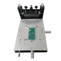Impresora de Plantillas Puhui 3040 de Alta Precisión, Impresora Manual de Pasta de Soldar para Serigrafía de PCB