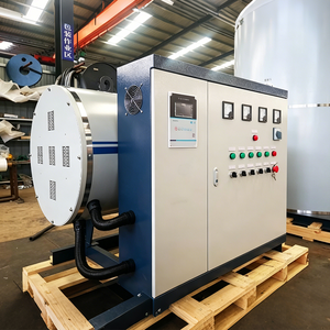 Chaudière à eau chaude électrique automatique de style horizontal pour usage industriel, économie d'énergie, contrôlée par PLC, pression de vapeur de 0,1 à 1,6 MPa - Product Image 4