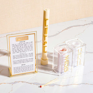 कस्टम कॉम्पैक्ट लुक्साइट हवेली के लिए मोमबत्ती, बीसमम, मैचबॉक्स और आशीर्वाद कार्ड के साथ सेट किया गया - Product Image 6