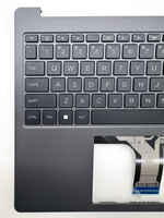 Untuk Komputer HP Probook 250 255 G10, Suku Cadang N40880-001 Palmrest dengan Keyboard Upper Case Top Cover