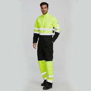 Mono Ignífugo XK-035 con Costuras Soldadas, Ropa de Trabajo de Alta Visibilidad para Trabajadores de Fábrica y Taller, Uso en las Cuatro Estaciones - Product Image 3