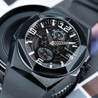 Montre automatique pour homme REEF TIGER RGA6906, mécanique, lumineuse, verre saphir, lunette hexagonale, cadran grue à tour, mouvement Miyota.