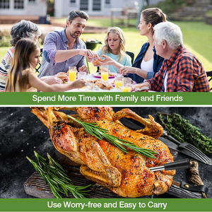 Thermomètre de cuisson sans fil à sonde pour la maison, fonctionnant sur piles, résolution 1°C, étanchéité IP67, en ABS – Offre spéciale - Product Image 6