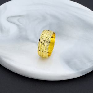 JXX Hot Sale Classic Fashion Brass <b>Vintage</b> <b>Rings</b> for Men 24K <b>Gold</b> Plated Arabic Jewellery Trendy Style for Dubai - Product Image 3