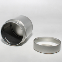 Boîte cylindrique hermétique personnalisée pour thé Pu'er à la peau de mandarine, impression de logo sur mesure, en fer blanc de 0,18-0,35 mm, qualité alimentaire, écologique