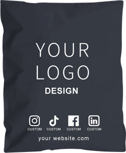 Sacs roses personnalisés pour l'expédition, sacs postaux en polyéthylène, emballages en plastique pour vêtements, vente en gros, emballage pour coursiers - Product Image 1