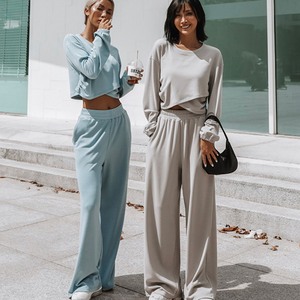 RUIQUWIN, conjunto de Sudadera con capucha deportiva y de ocio para mujer, nueva moda de otoño e invierno, ropa deportiva cómoda con personaje de dos piezas - Product Image 2