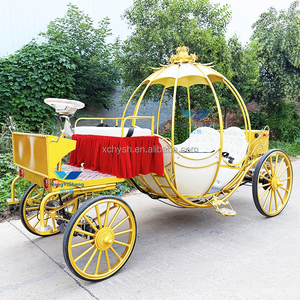Chariot de <span class=keywords><strong>Cendrillon</strong></span> Électrique en Forme de Citrouille pour Mariages et Événements Royaux, Couleur Personnalisée, Capacité 6 Personnes - Product Image 2