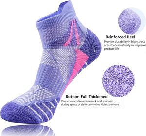 Chaussettes en bambou personnalisées avec logo Performance, unisexes, à la cheville - Product Image 2