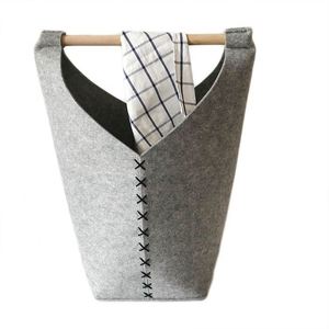 Grand Pliable Épais Pliable Ménage Décoratif Organisateur Feutre Paniers De Rangement Sac - Product Image 1