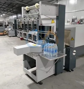 L Bar Sealer Full Automatic pet bottle cup plate Sleeve heat Shrink Tunnel thermal Packing packaging Machine wrapping machine