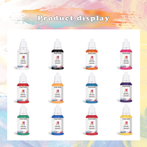 Ensemble de peinture <span class=keywords><strong>acrylique</strong></span> prémélangée avec pinceau pour débutants-Faible quantité minimale de commande, couleurs non toxiques prêtes à l'emploi avec accessoires de peinture - Product Image 3