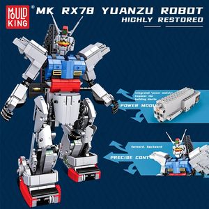 Mould King-Robot MOC <span class=keywords><strong>Mack</strong></span> para niños, MK RX 78, versión <span class=keywords><strong>de</strong></span> aplicación <span class=keywords><strong>de</strong></span> Control remoto, bloques <span class=keywords><strong>de</strong></span> construcción, Moc, <span class=keywords><strong>juguetes</strong></span>, regalos, bloques, 15024 - Product Image 6