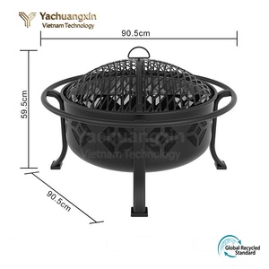 Parrilla multifuncional de 30 pulgadas con rejilla, para preparar té y asar a la parrilla, parrilla para exteriores - Product Image 5