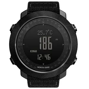 External single Wholesale NORTH EDGE Apache Outdoor Sports waterproof smartwatch Altitude Pressure compass