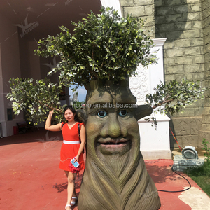 High Quality Life-Size Chinese Cartoon Animatronic <strong>Tree</strong> <strong>with</strong> Realistic Talking <strong>Face</strong> for Mall Public Park Playhouse Attraction - Product Image 1