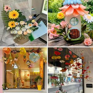 In Stock Florist Crepe <strong>Paper</strong> 250% Stretch Crepe <strong>Wrapping</strong> <strong>Paper</strong> 200CM for Birthday Parties <strong>Weddings</strong> Festival Decoration - Product Image 6