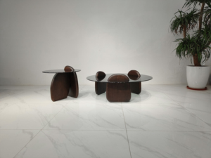 Sang Trọng Ý Phong Cách Vòng Ronde Cà Phê Trà Giọng Cocktail Trung Tâm Bảng Đồ Nội Thất Phòng Khách Thiết Lập Cao <span class=keywords><strong>End</strong></span> 2 Bên Bảng Tủ - Product Image 4