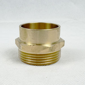 Accesorio de pezón de rosca hembra de latón personalizado, tubo multistral suave, acoplamiento rápido, plomería PEX, tapón de cabeza de cobre, compresión de prensa - Product Image 2