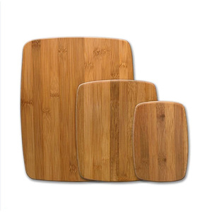 Bamboo Chopping Boards Set 3Pc Rectangle <b>Wood</b> Cutting Board Kitchen Multi Functional Fruit Slicing <b>Block</b> - Product Image 1