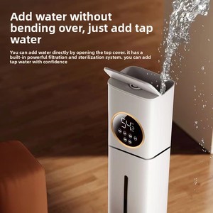 2025 New Model Electric Plastic Humidifier Household Air Purification Floor-<b>standing</b> Ultrasonic Humidistat <b>Control</b> RGB 1 Year - Product Image 2