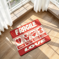 Tapis tufté personnalisé avec texte et slogan OEM, tapis de sol, tapis tufté moelleux sur mesure pour la décoration intérieure, vente en gros avec devis personnalisé