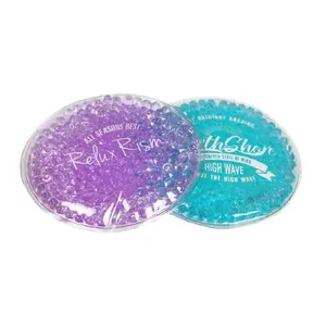 Hot Cold Pack Reusável Round Gel Beads Ice Pack para Terapia Quente e Fria