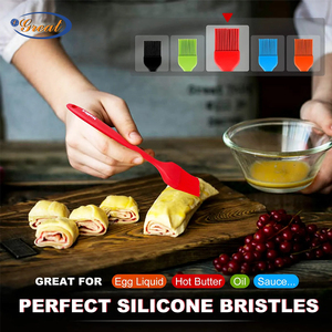 <b>Silicone</b> Kitchen Gadgets Barbecue Brush Oil <b>Silicone</b> Sweep Diy Cake Tool Bbq Grill Brush Silicon Oil Brush - Product Image 6