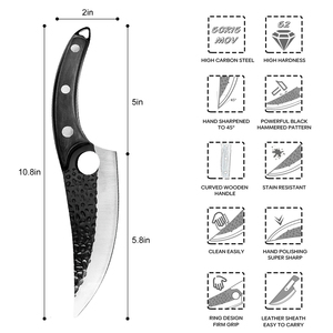 <span class=keywords><strong>Couteau</strong></span> à désosser léger à manche en bois étui de protection boîte-cadeau <span class=keywords><strong>couteau</strong></span> de <span class=keywords><strong>boucher</strong></span> adhésif multifonctionnel - Product Image 4