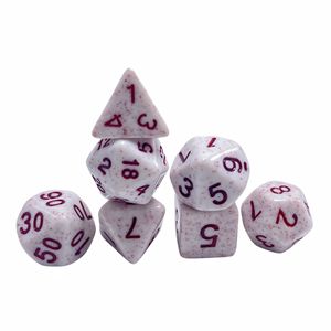 Personalizado cargado precisión impreso grabado D6 mármol D8 8 lado 2 colores alfabeto Pip Logo D 20 D20 19mm 20mm 8mm Casino Core dados - Product Image 5