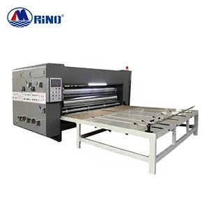 Printing slotting rotary die cutting machine making cake box machinery factory