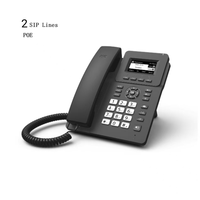 Teléfono IP Inalámbrico VoIP SIP V2 con Intercomunicador para Hoteles, Oficinas, Conferencias y Familias, con Soporte para PoE 802.3af y Wi-Fi